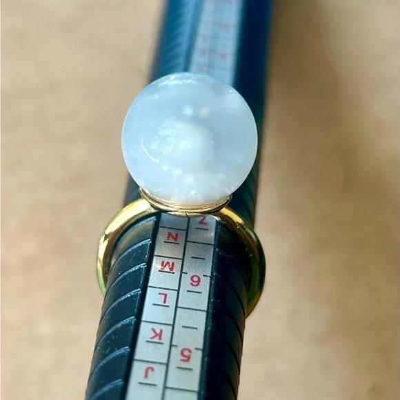 Kate Spade Arctic Friends Penguin Snow Globe Ring Size 7 - Picture 8 of 10